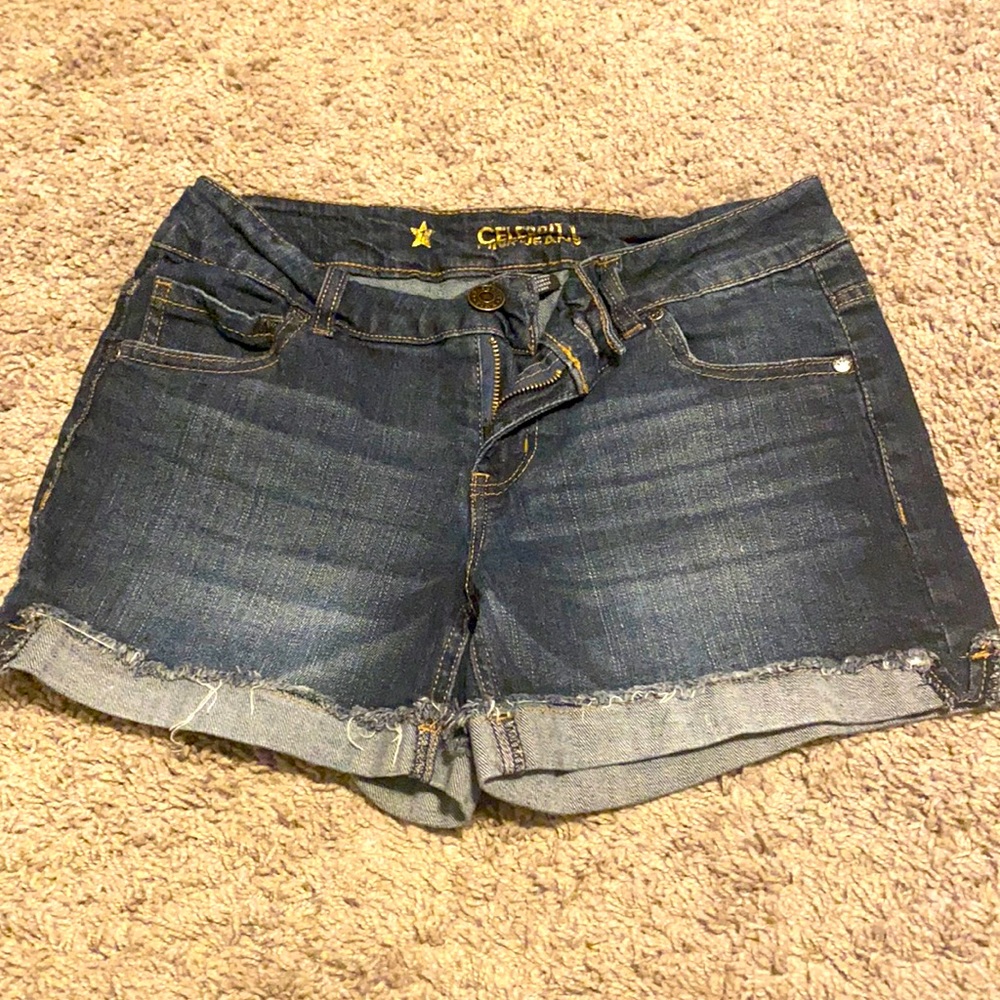 Celebrity Pink Jean Shorts